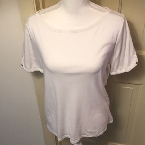 Talbots White T-Shirt NWT